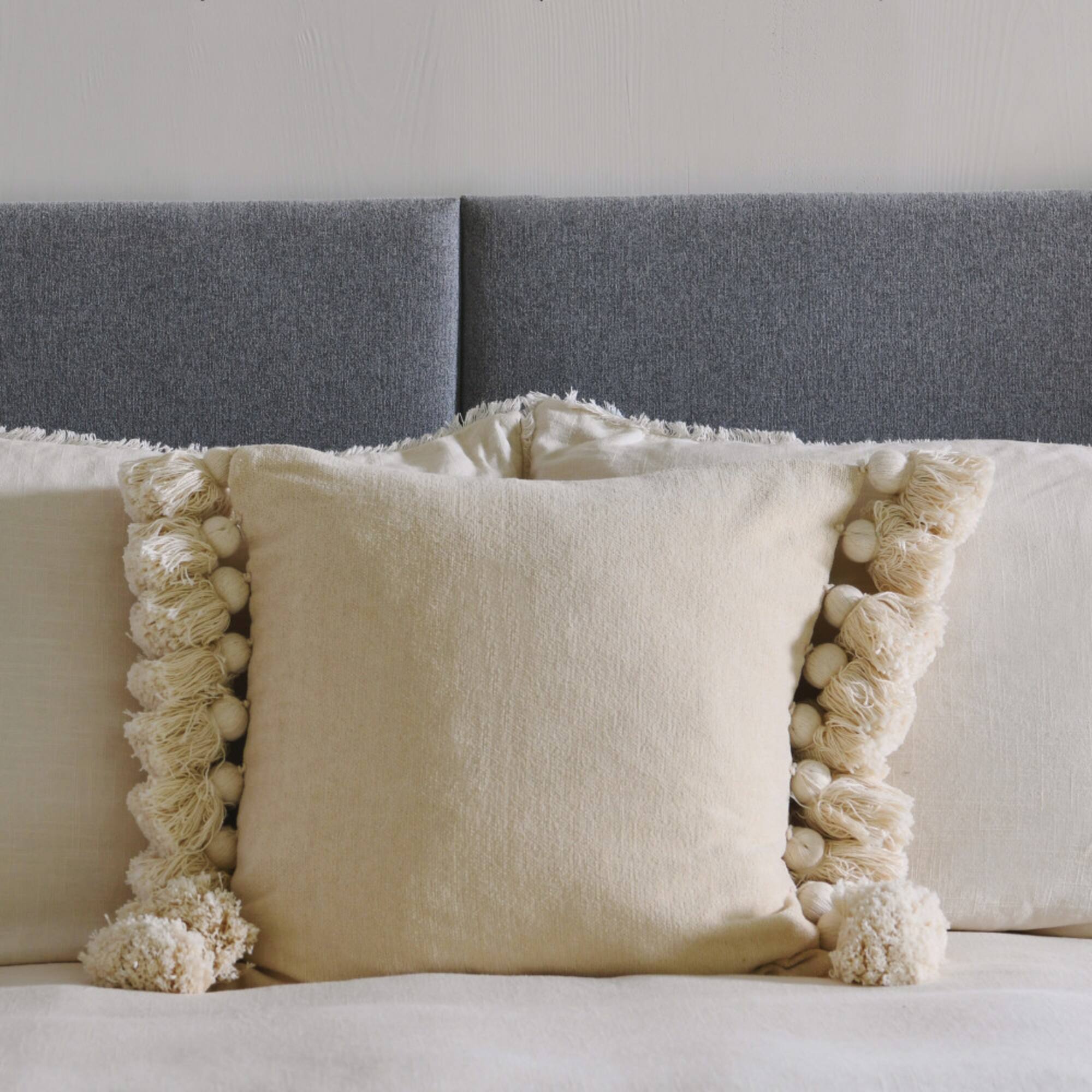 Hello Honey® Chenille Throw Pillow with Tassels
